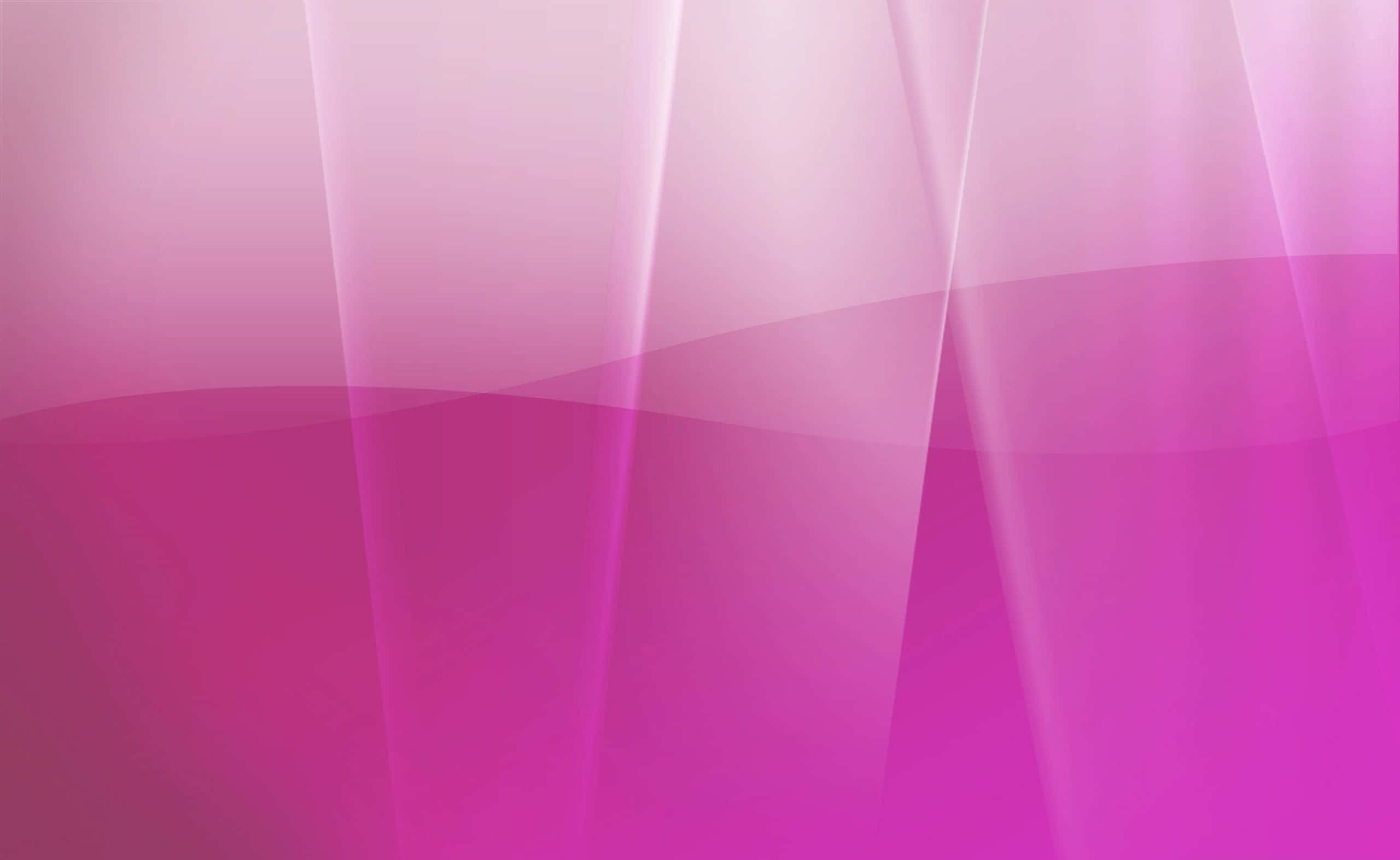 Pink Color 桌布 壁紙 — 柔和粉紅色調漸變，搭配流動的光線條紋和輕柔波浪圖案，營造寧靜的抽象背景。