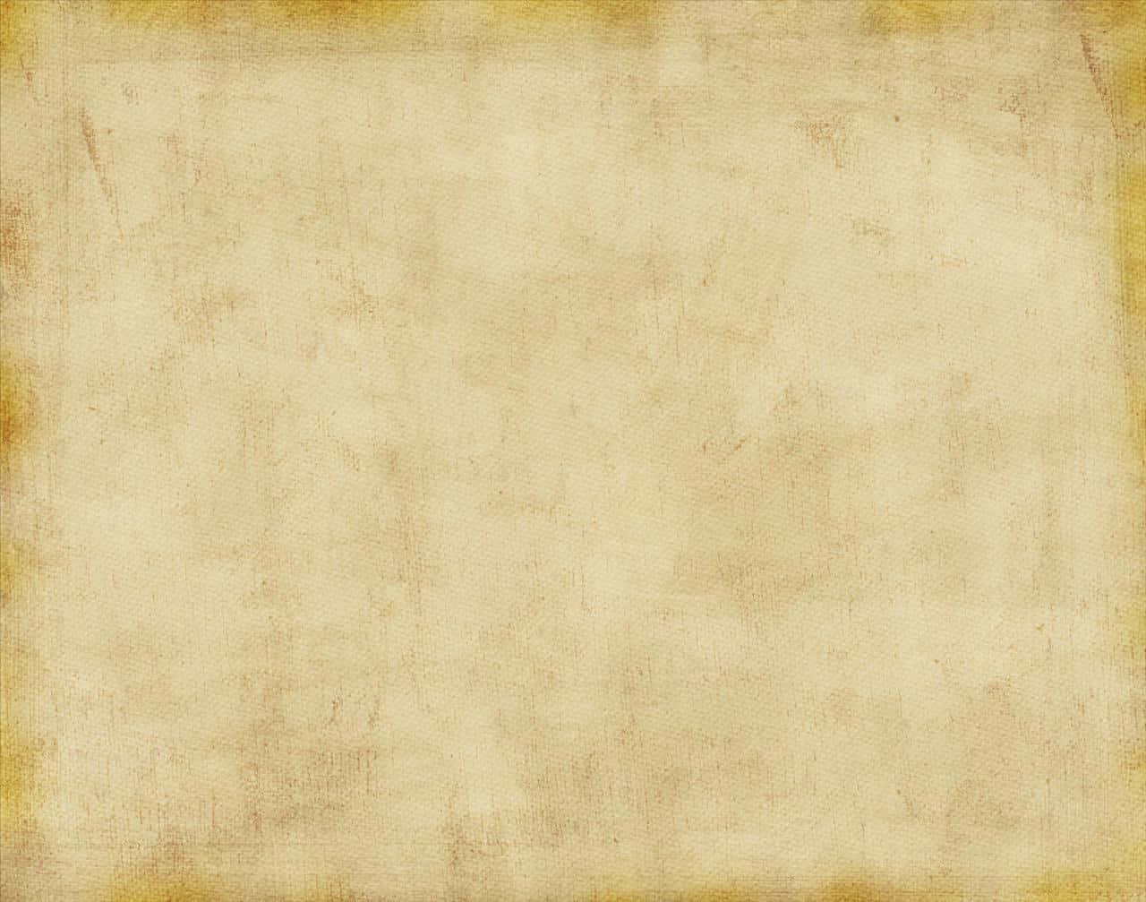 柔和細膩的淺米色背景 壁紙 — 復古羊皮紙，帶有細微紋理和溫暖的黃色邊緣。
