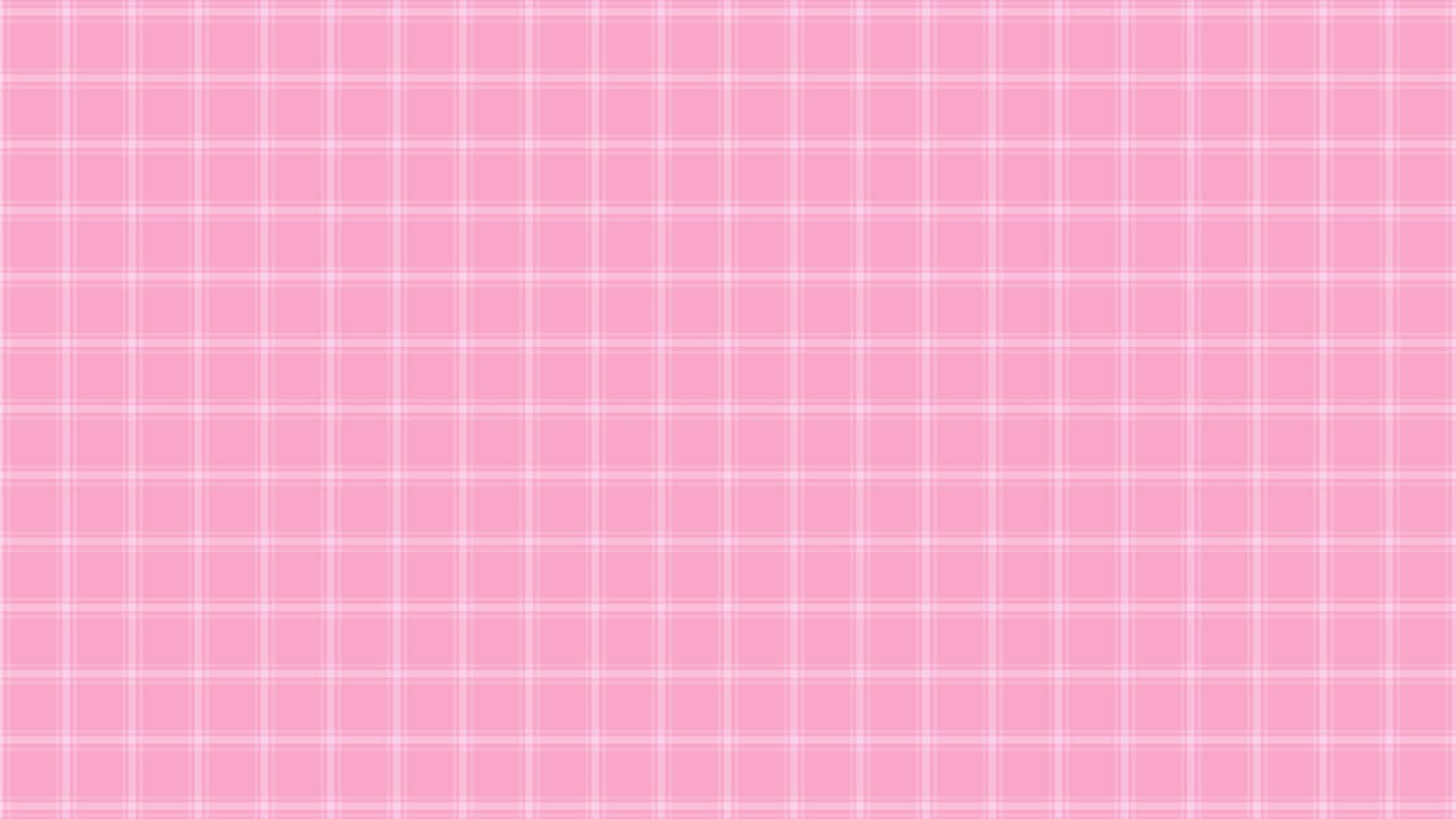 Pink Checkered 桌布 壁紙 — 柔軟嘅粉紅色背景，帶有微妙嘅白色網格圖案，營造出柔和嘅格仔紋理。
