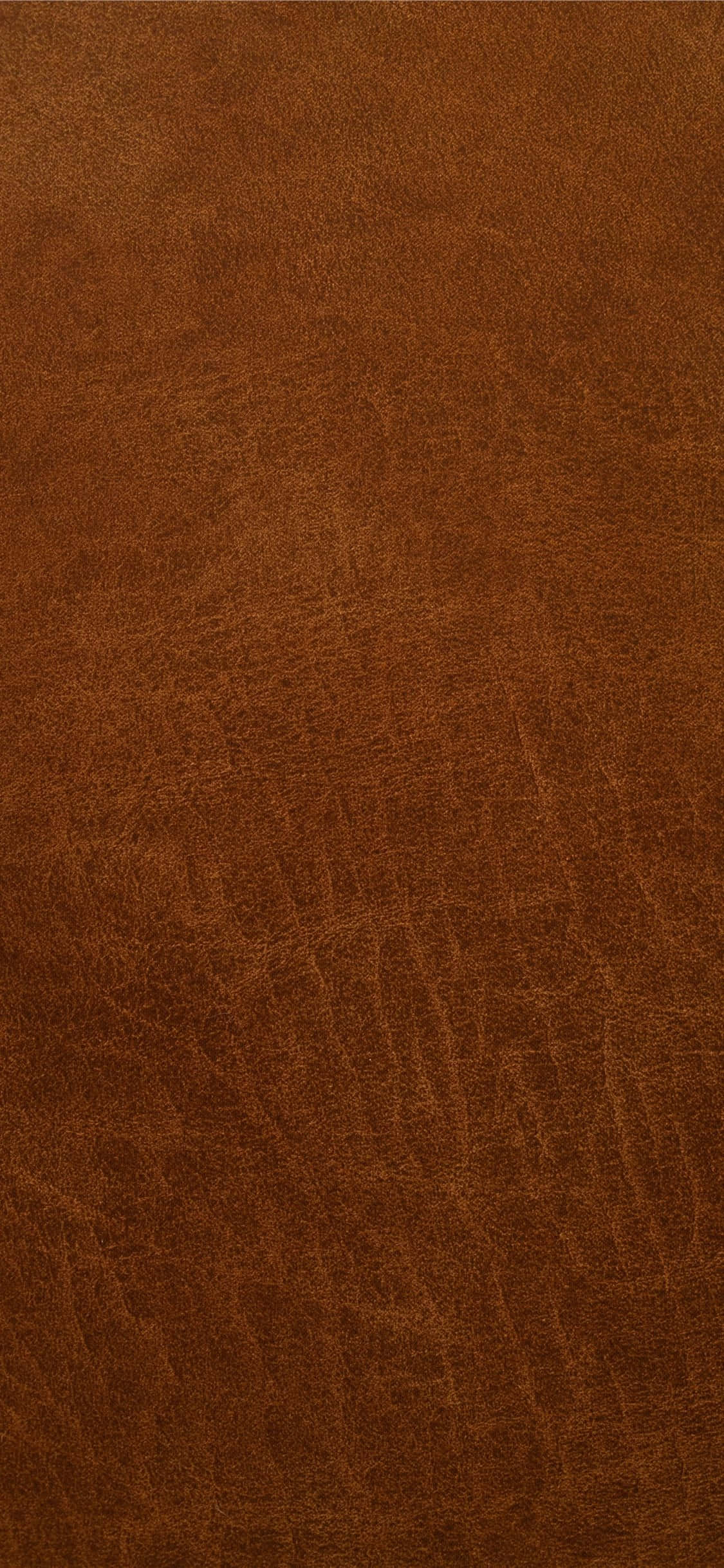 Brown Leather 桌布 壁紙 — 柔軟燈光下，天然紋理及細微皺褶的濃郁棕色皮革特寫。