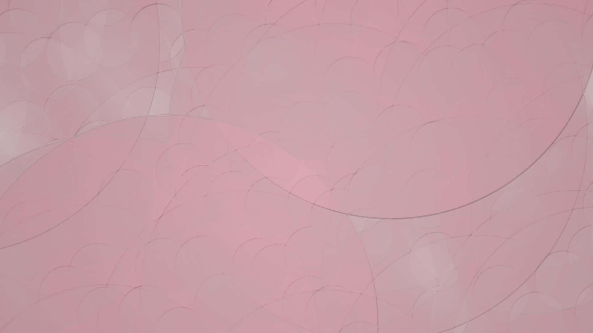 Pink Texture 桌布 壁紙 — 柔軟粉紅色抽象牆紙，帶有重疊的半透明圓形圖案和微妙的漸變陰影。