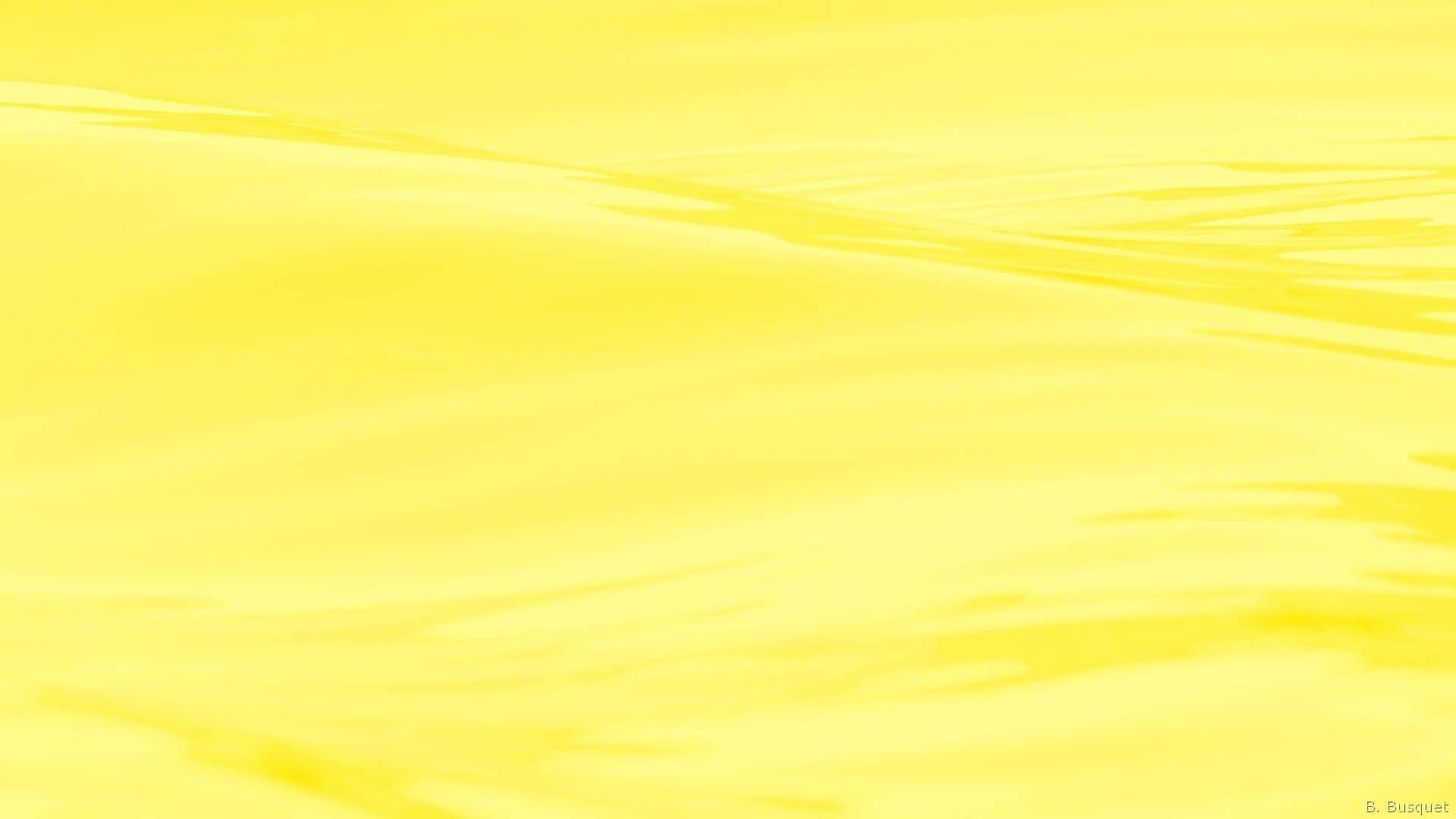 Aesthetic Yellow 桌布 壁紙 — 柔軟飄逸的黃色布料，帶有輕柔的褶皺和細微的高光，營造出溫暖寧靜的質感。