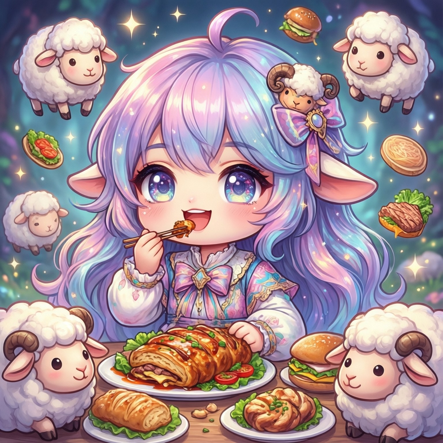 查米的零食時間 壁紙
