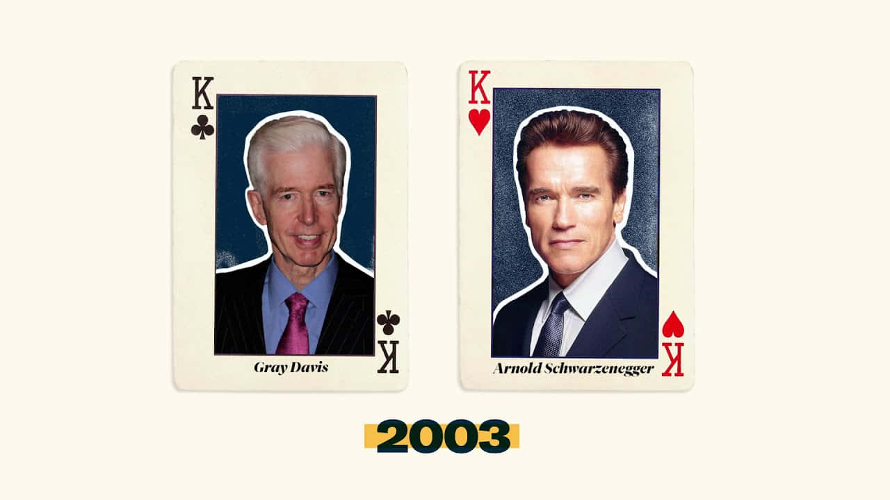 格雷·戴維斯與阿諾·施瓦辛格撲克牌2003