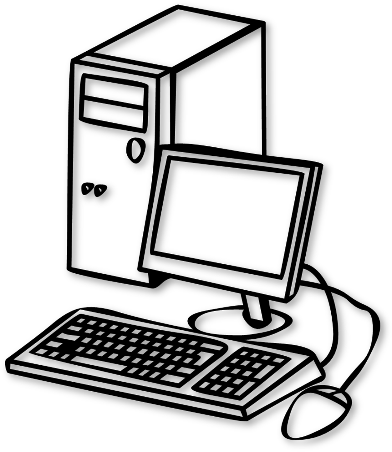 桌面電腦輪廓圖 壁紙 — 純黑色背景，沒有可見的元素或細節。