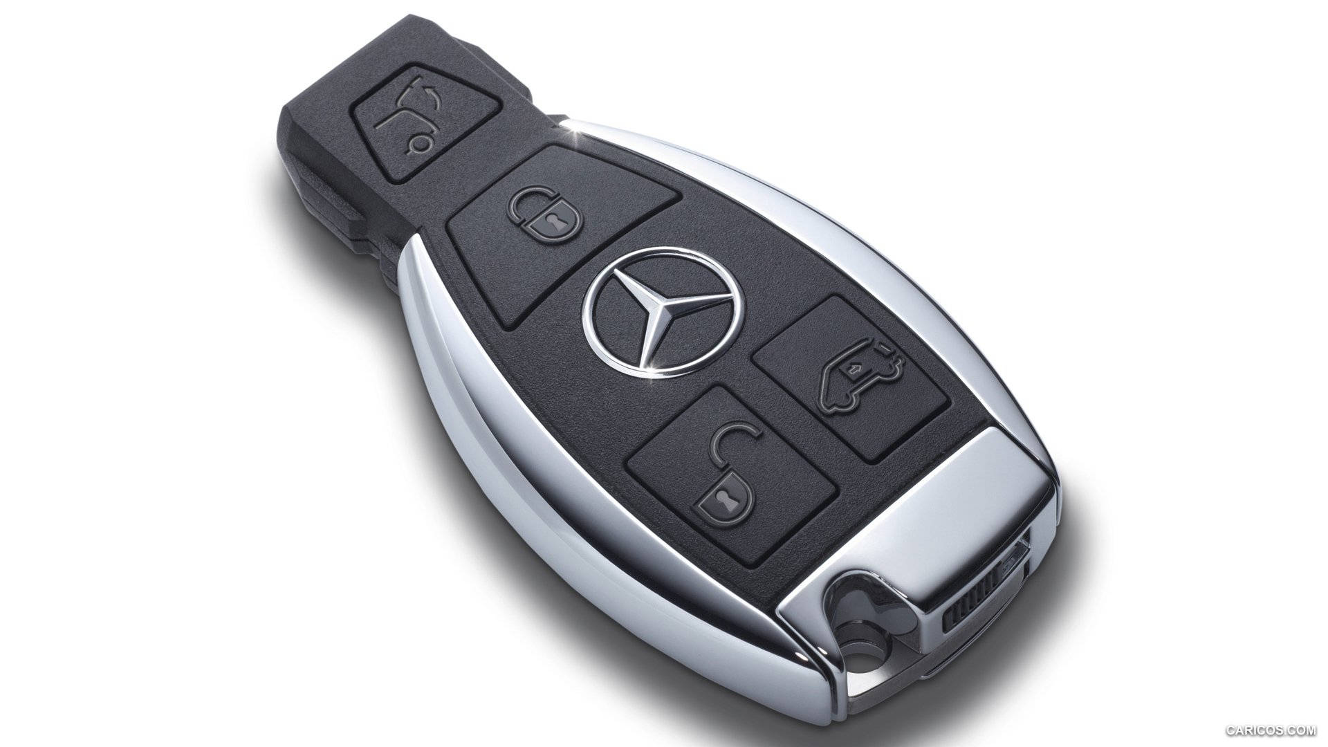 Mercedes-Benz 汽車鑰匙，附有鎖車、解鎖和尾箱按鈕
