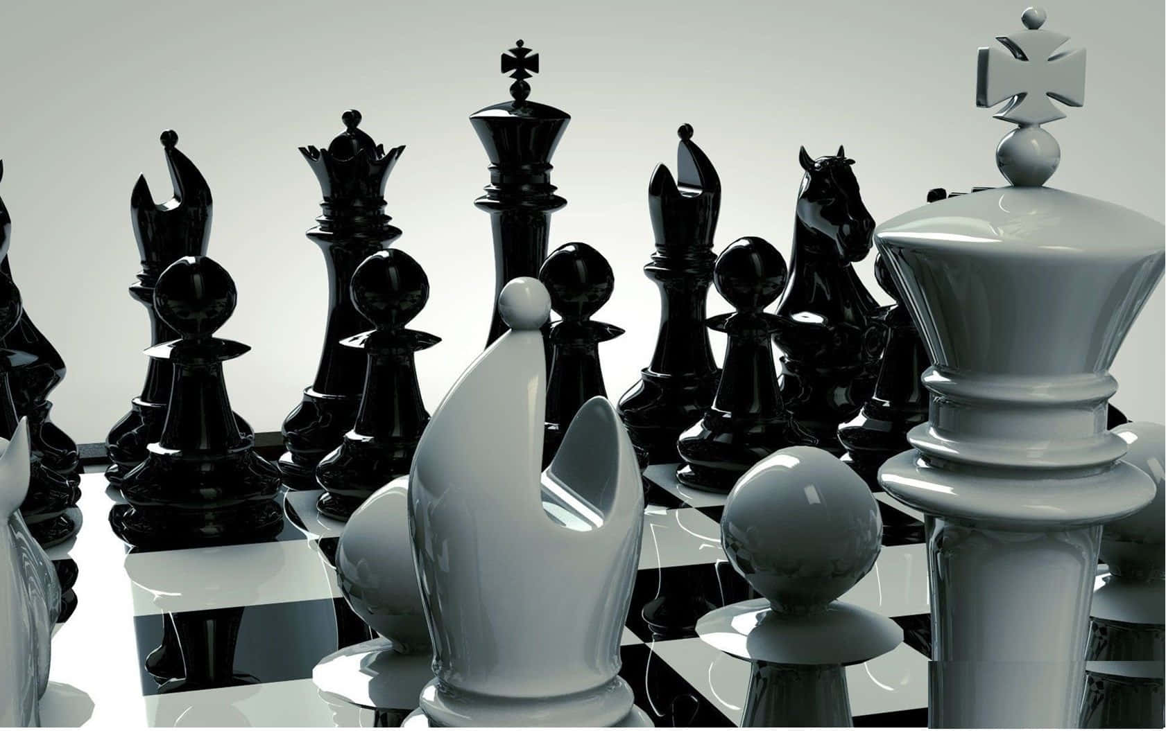 棋盤上的棋子 壁紙