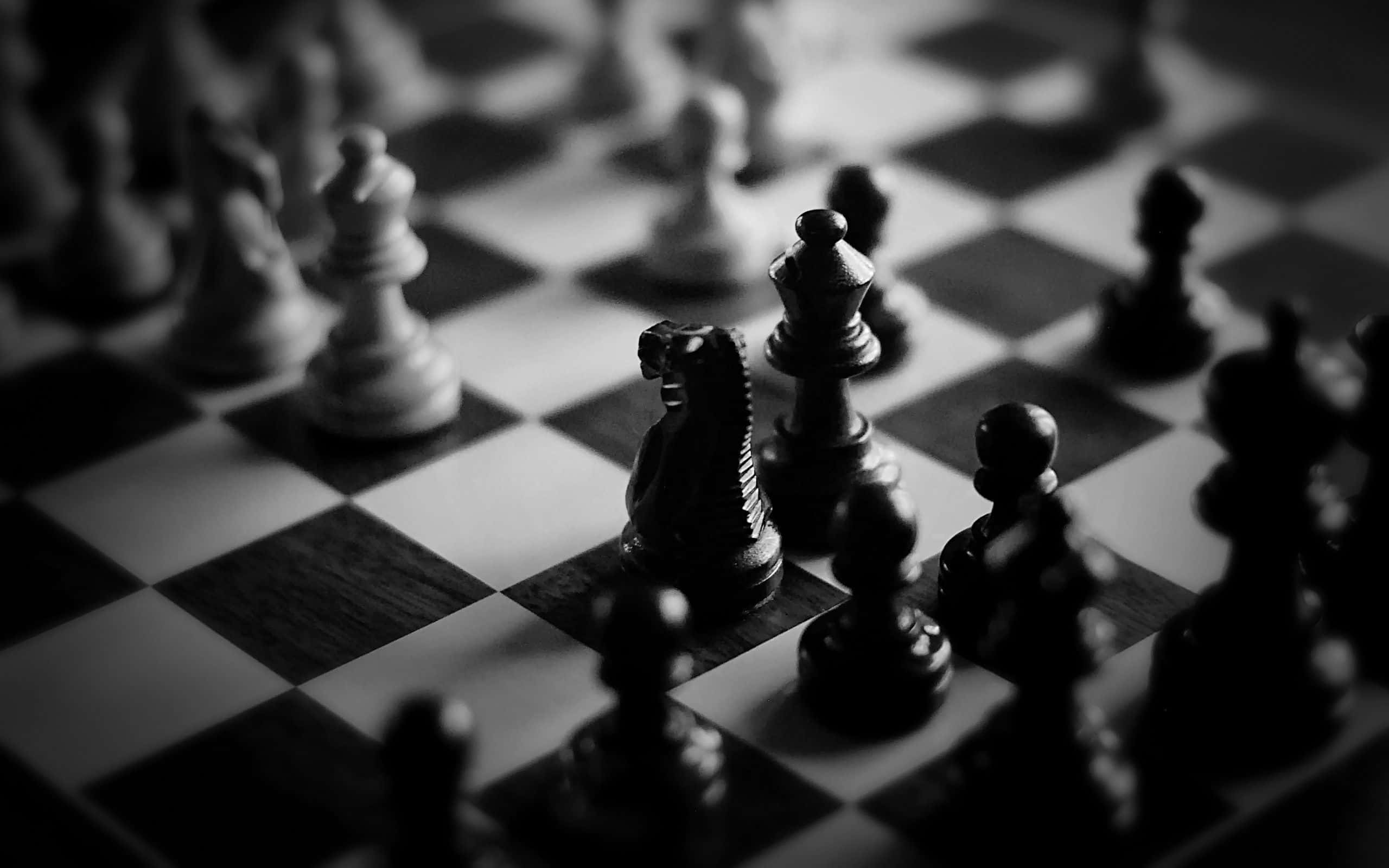 棋盤上的棋子 壁紙