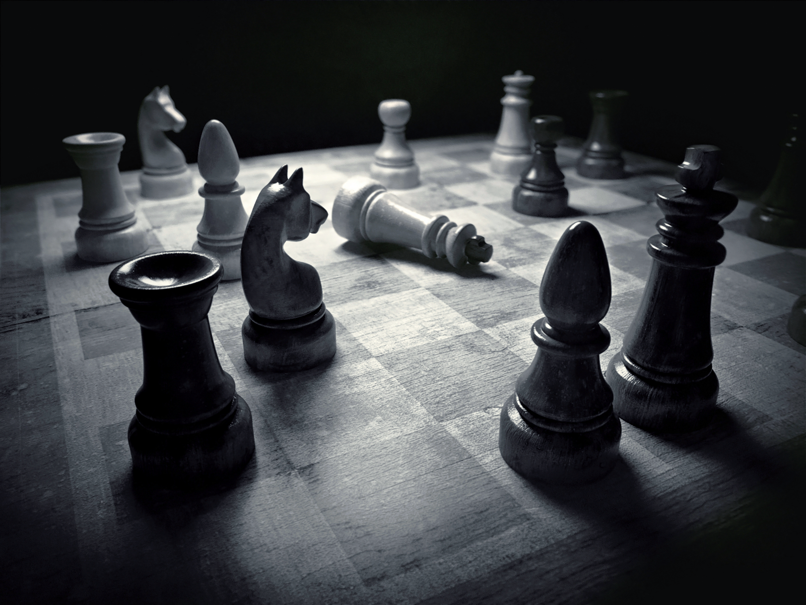棋盤上的棋子 壁紙