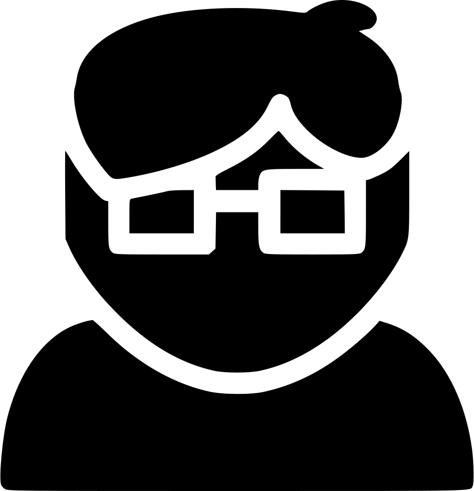 極客剪影圖標 壁紙