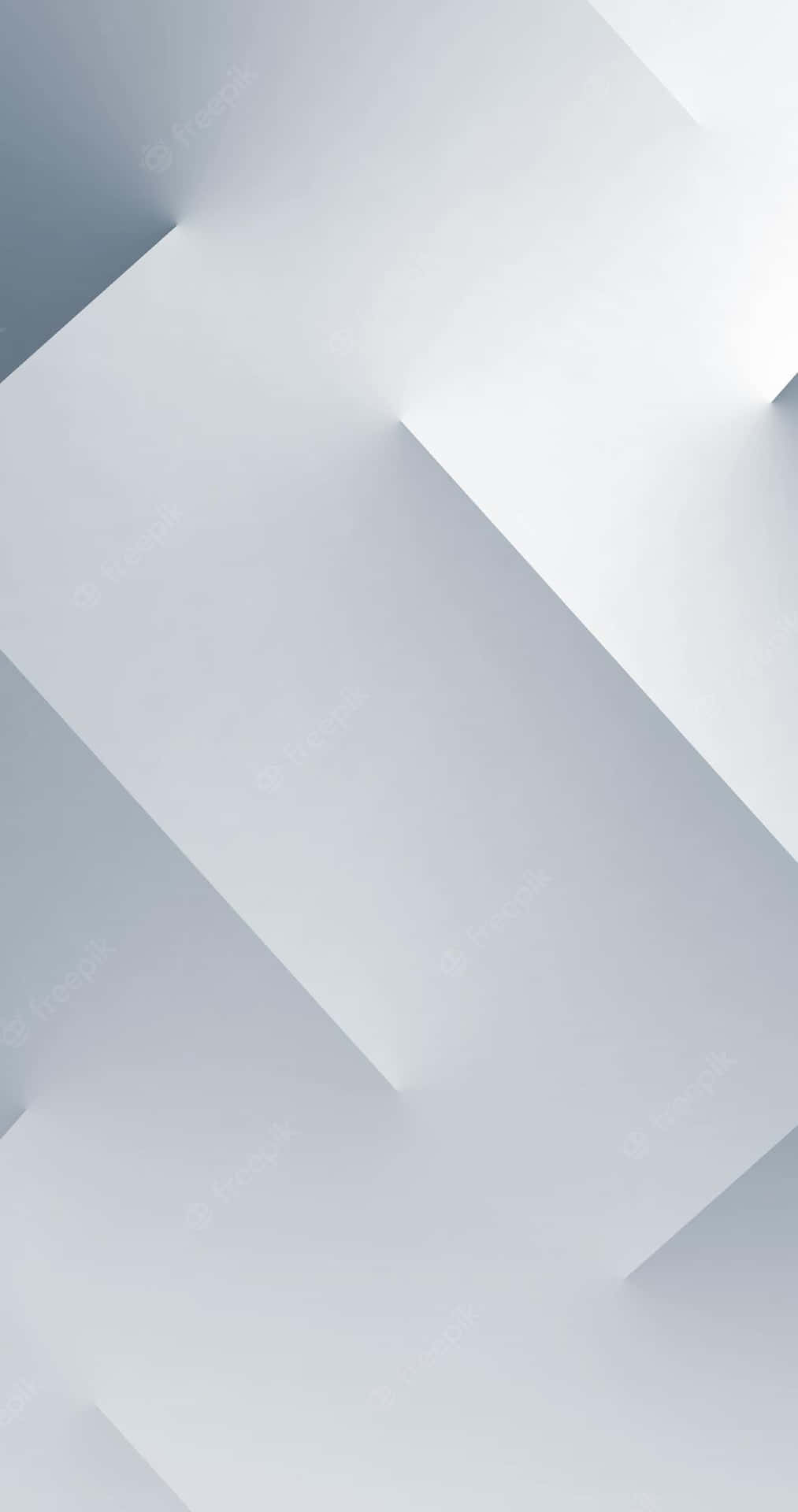 極簡現代設計中帶有柔和陰影的抽象幾何白色平面。
