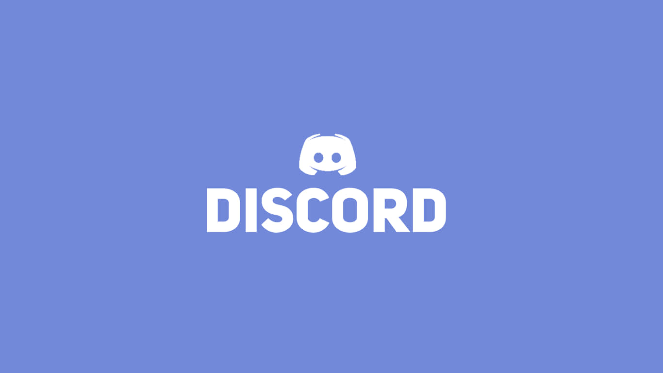 藍色背景上的 Discord 標誌