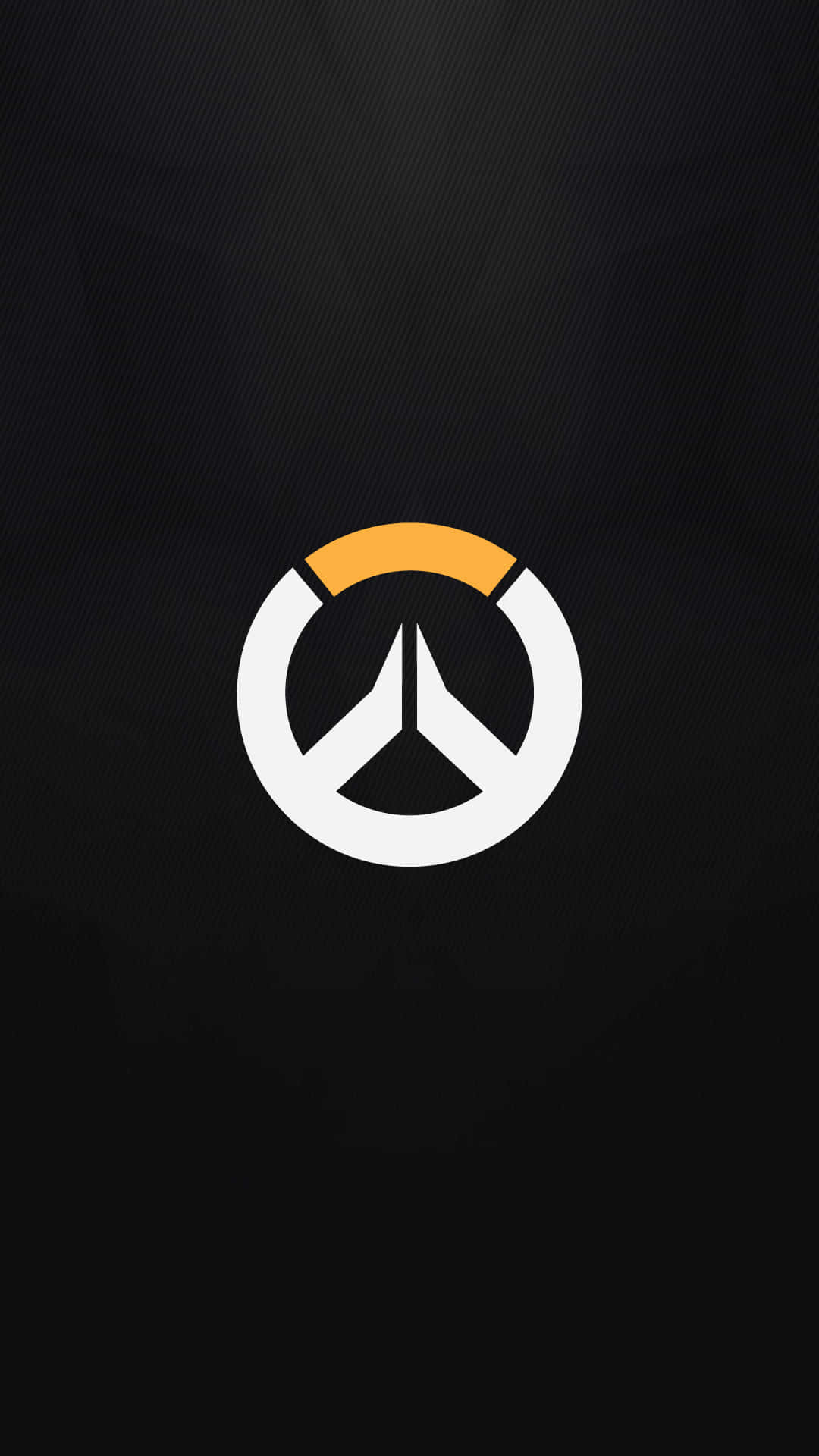 黑色紋理背景上的 Overwatch 標誌