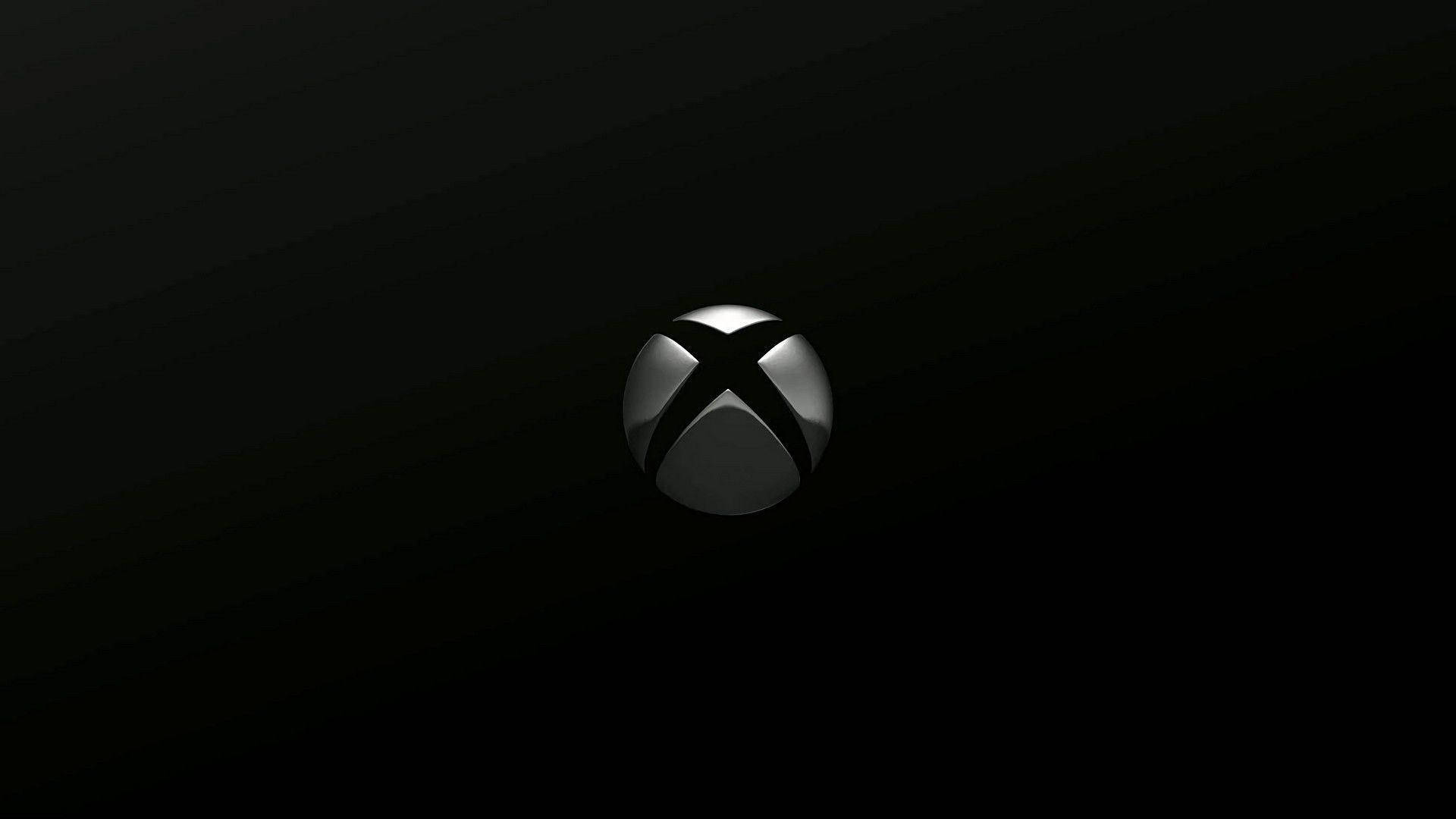 在深色漸變背景上閃亮的Xbox標誌