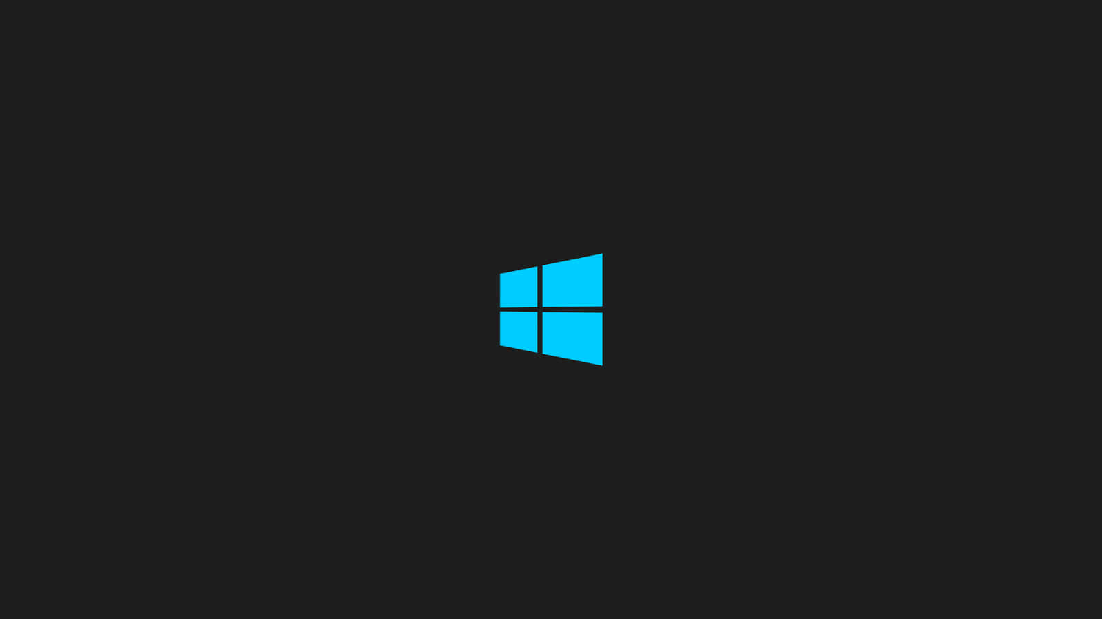 黑色背景上的Windows標誌