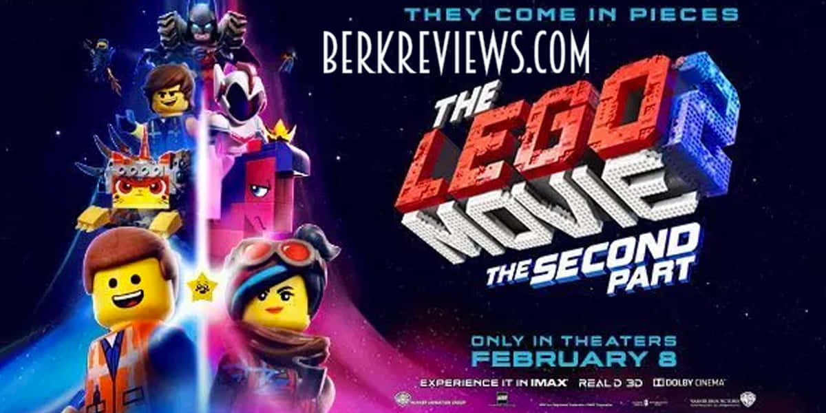 LEGO電影海報，角色在太空微笑