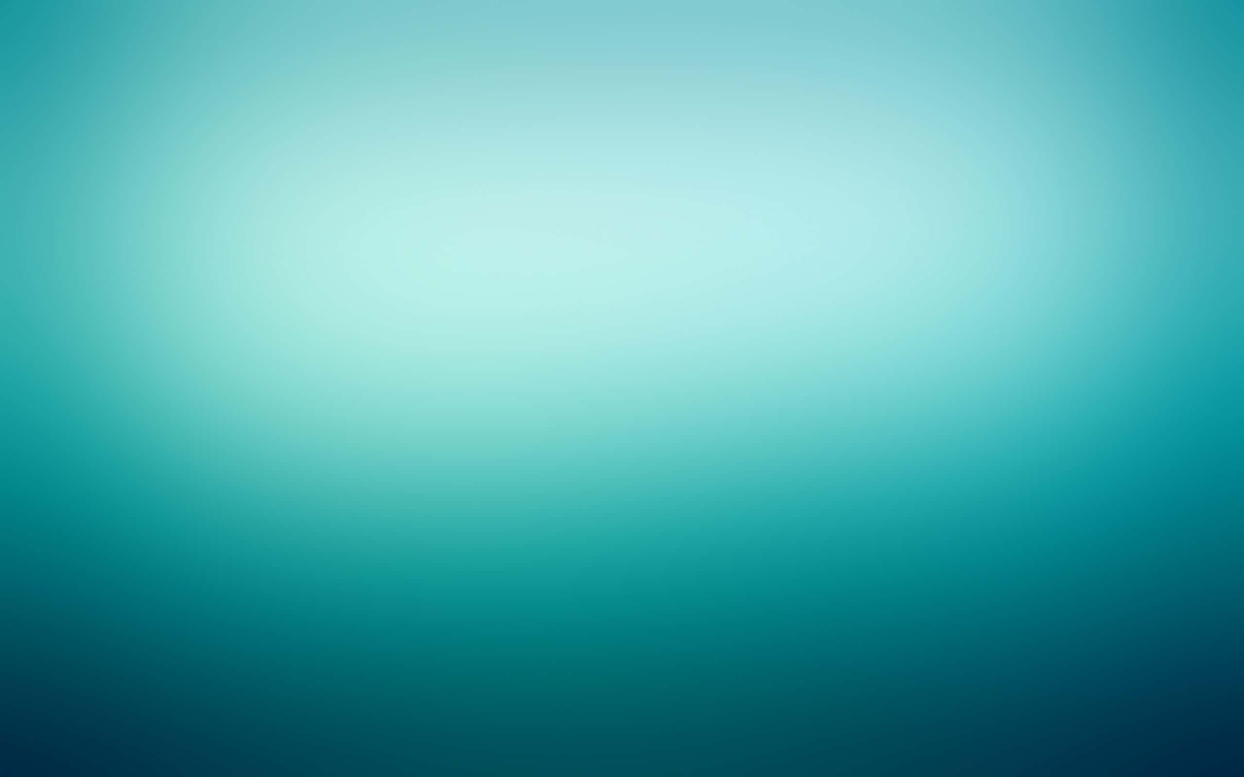 標題：清新藍色漸層背景 壁紙 — 一個寧靜的漸變背景，從柔和的薄荷色過渡到深沉的青綠色，帶有柔和的光芒。