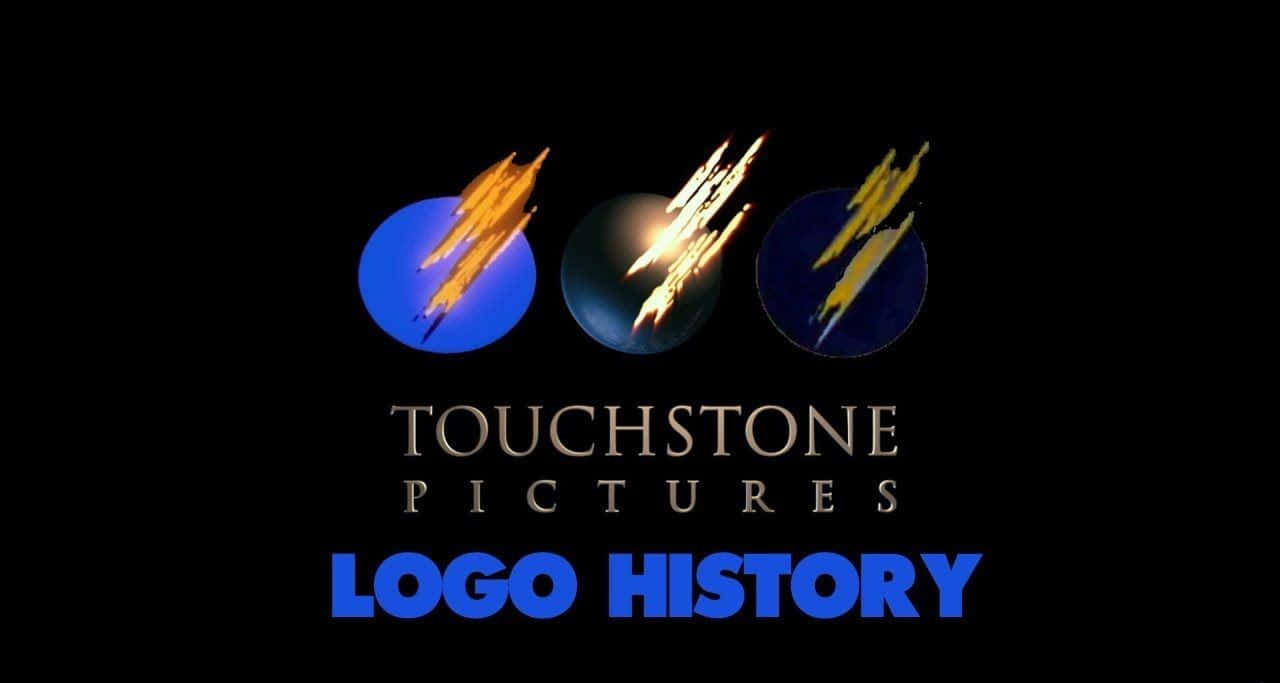 Touchstone Pictures標誌歷史圖形，藍色球體上帶有火焰條紋。