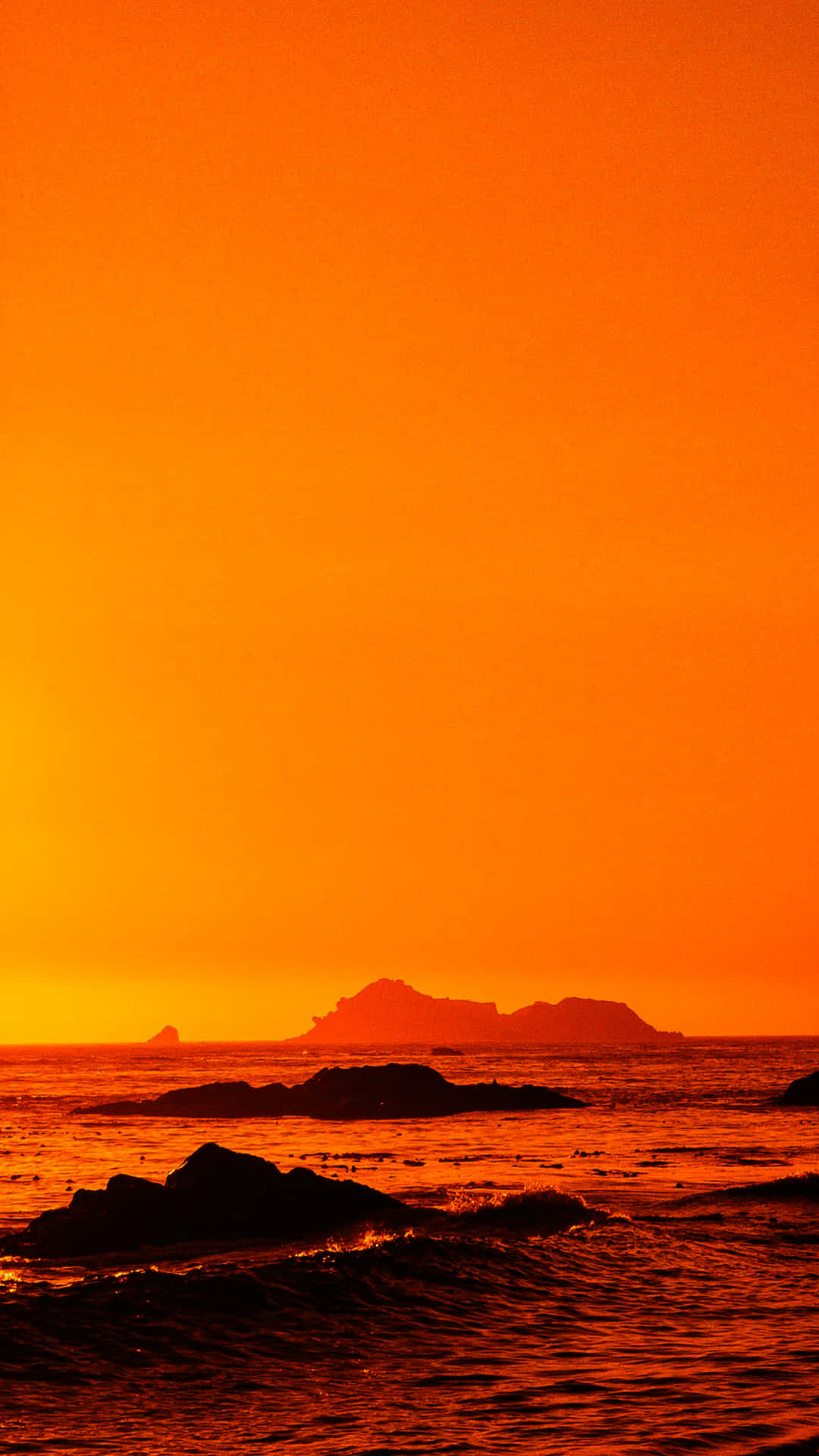 橙色 2160 x 3840 背景 壁紙