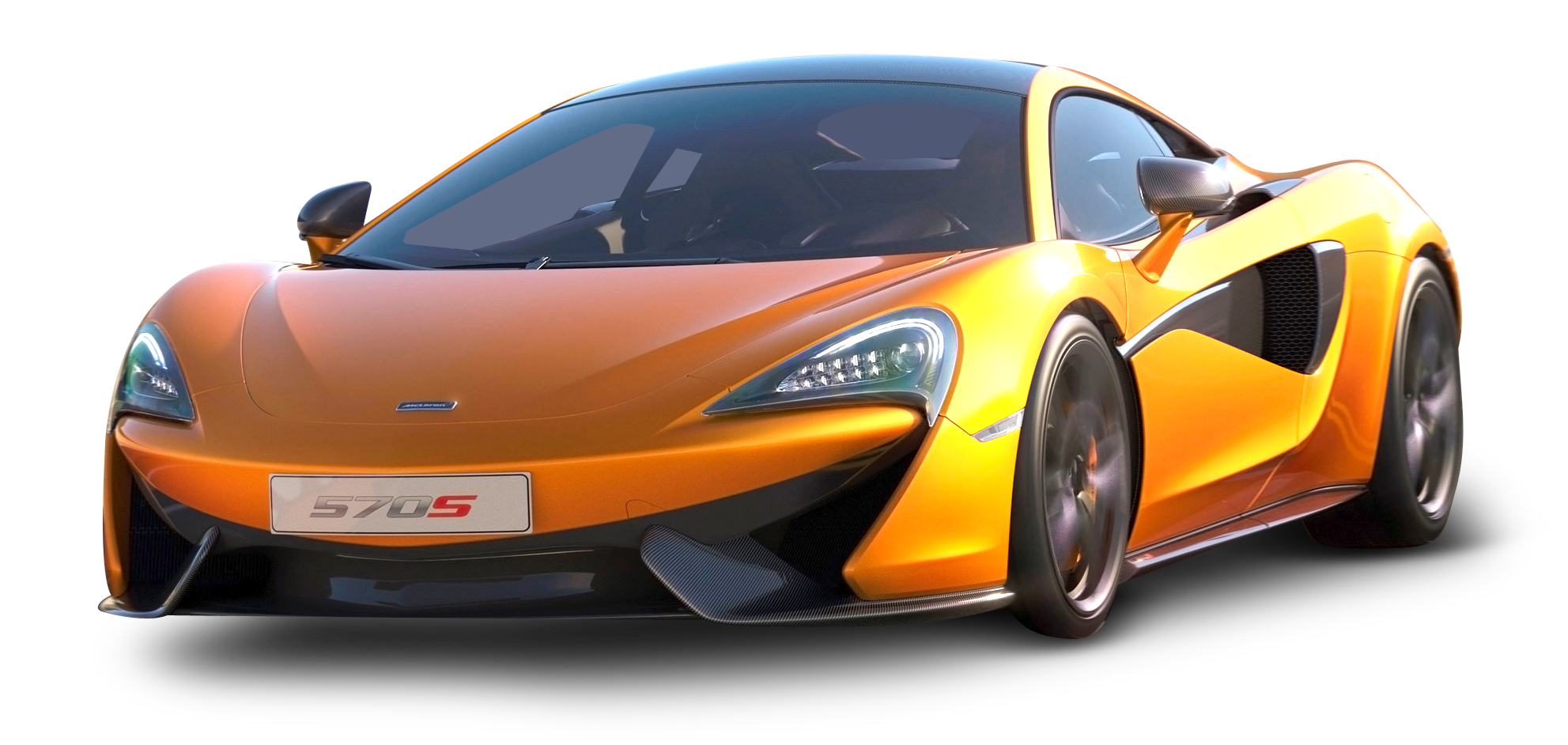 橙色Mc Laren570 S跑車 壁紙