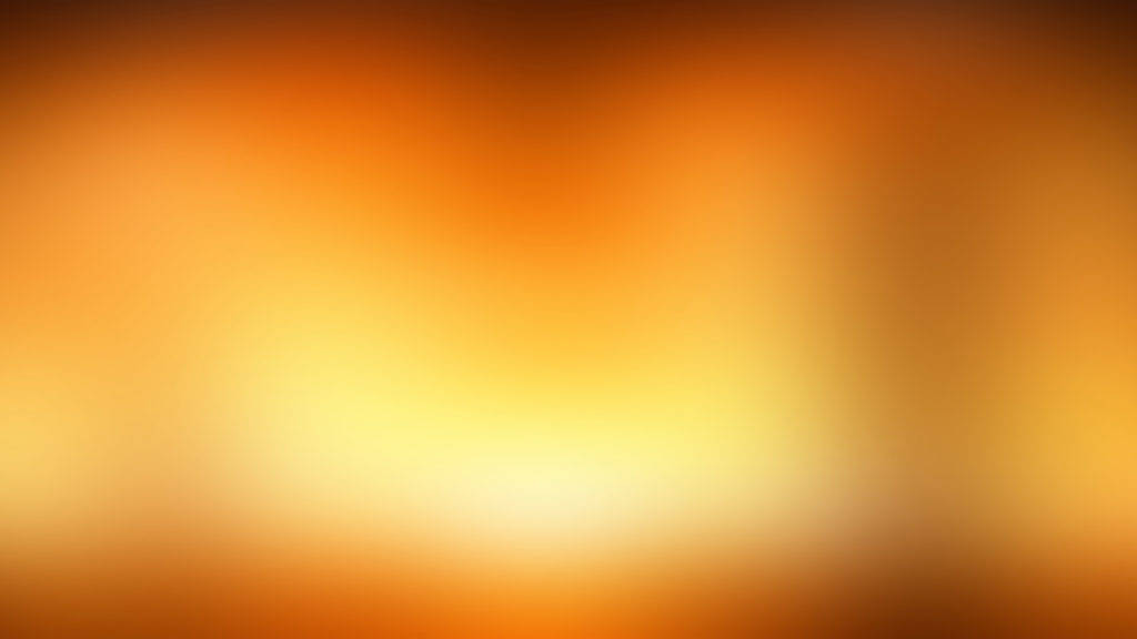橙黃抽象漸層 壁紙 — 溫暖的橙色和黃色柔和漸變，融合成一個發光的中心。