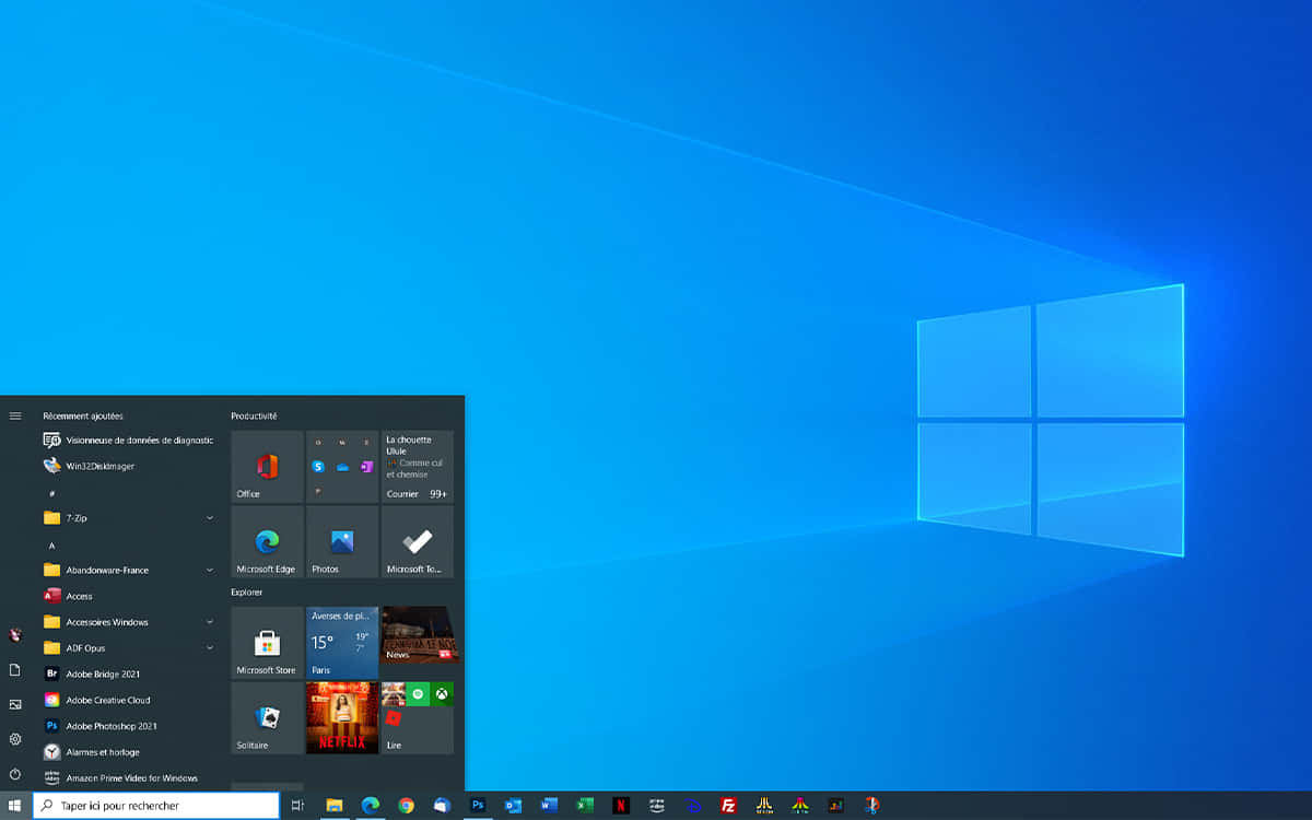 Windows 系統畫面