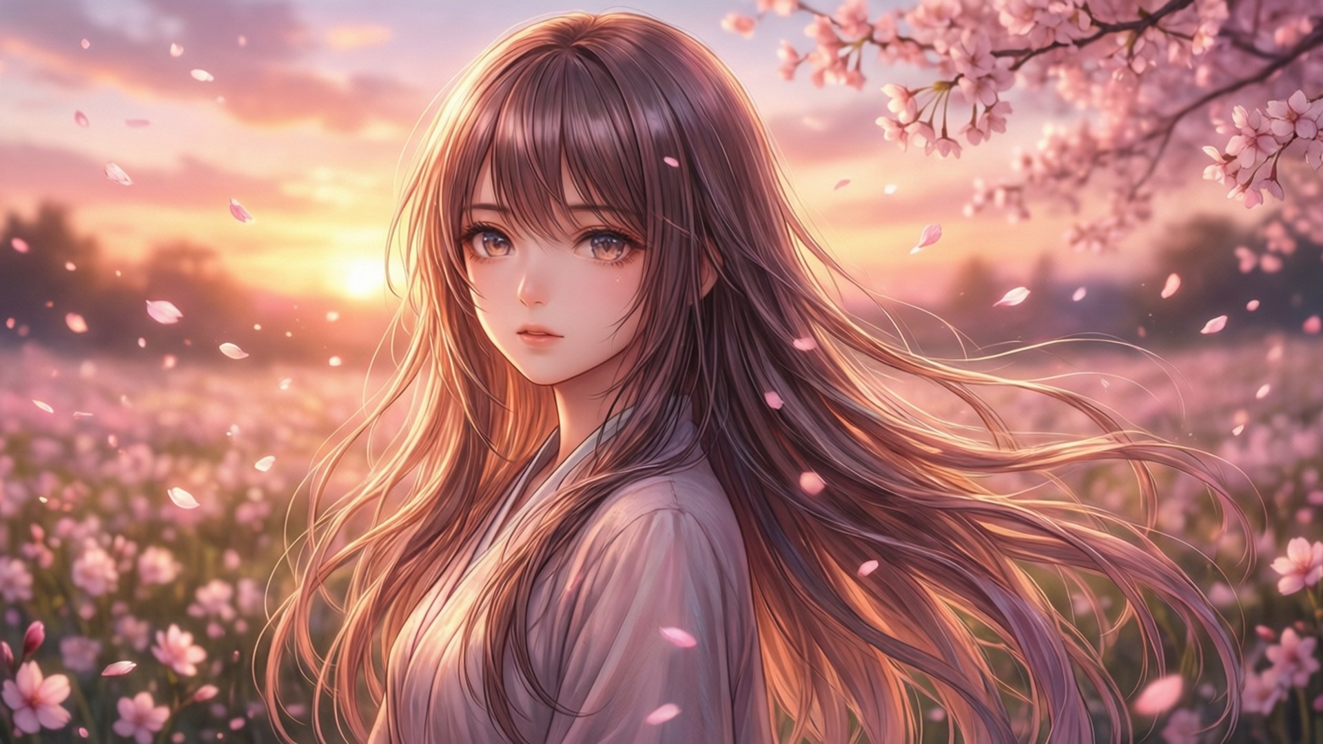櫻花夢境 壁紙