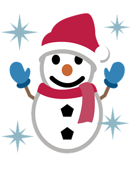 歡樂雪人卡通聖誕節