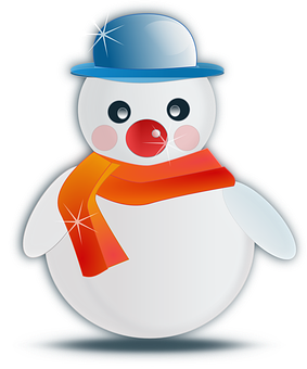 歡樂雪人插畫