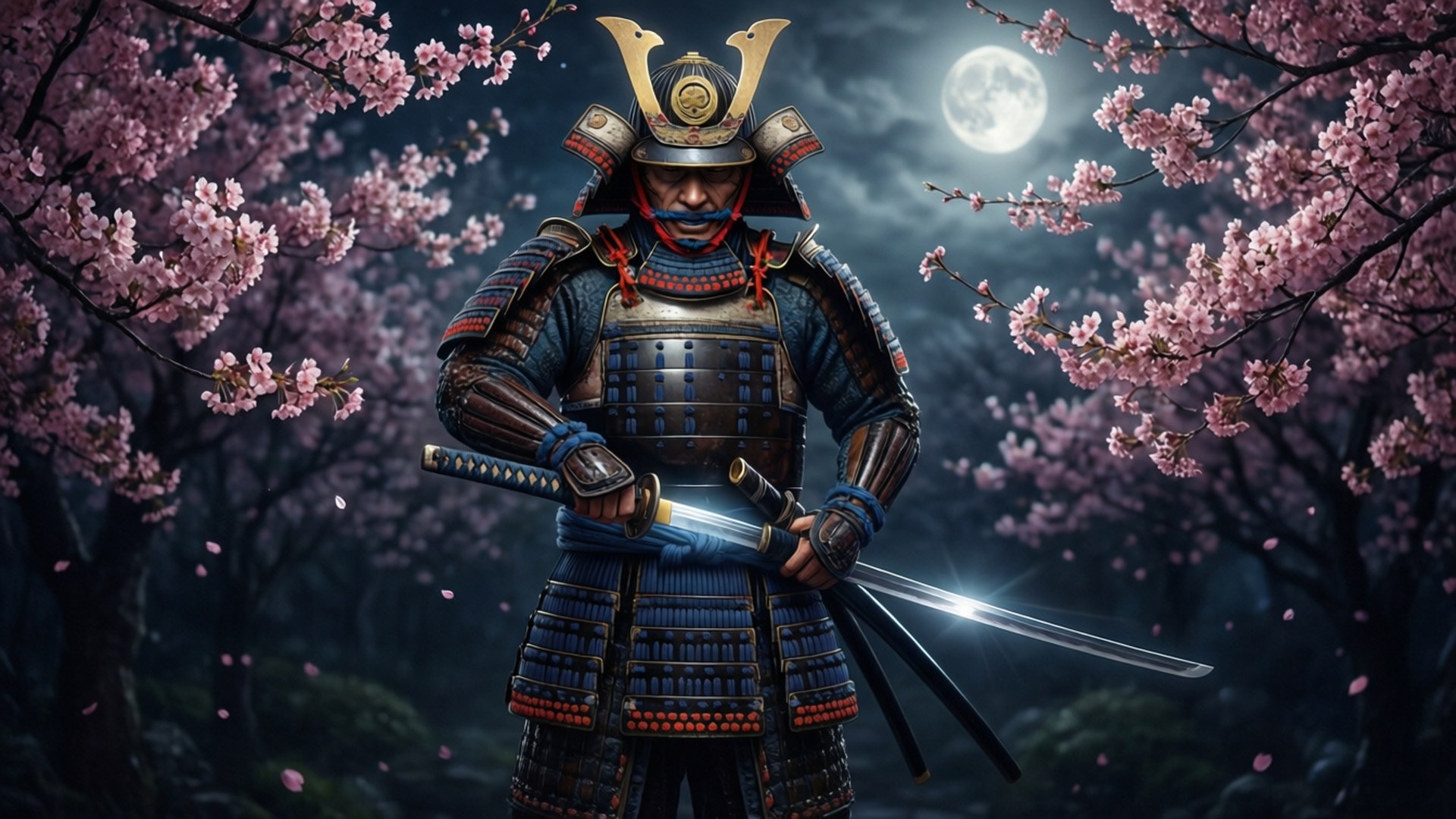 武士月光OLED 壁紙