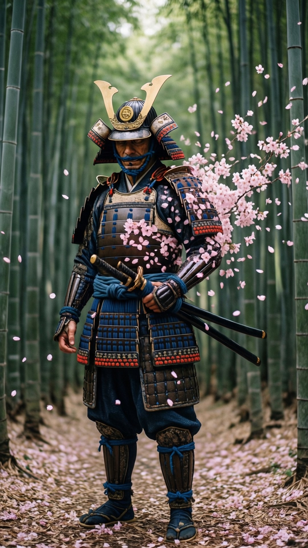 武士花吹雪 壁紙