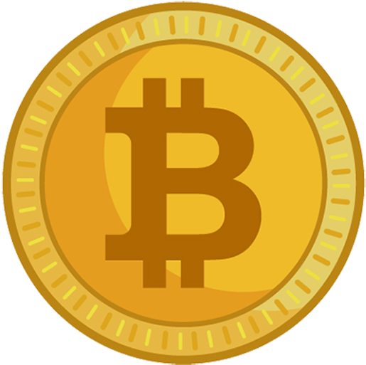 比特幣加密貨幣圖示 壁紙 — 一枚金色比特幣，中央有粗體「B」標誌，圓形設計帶有凹凸邊緣。