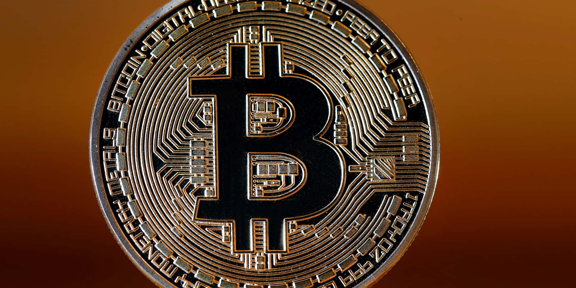 比特幣是一種用於支付商品和服務的數碼貨幣 壁紙