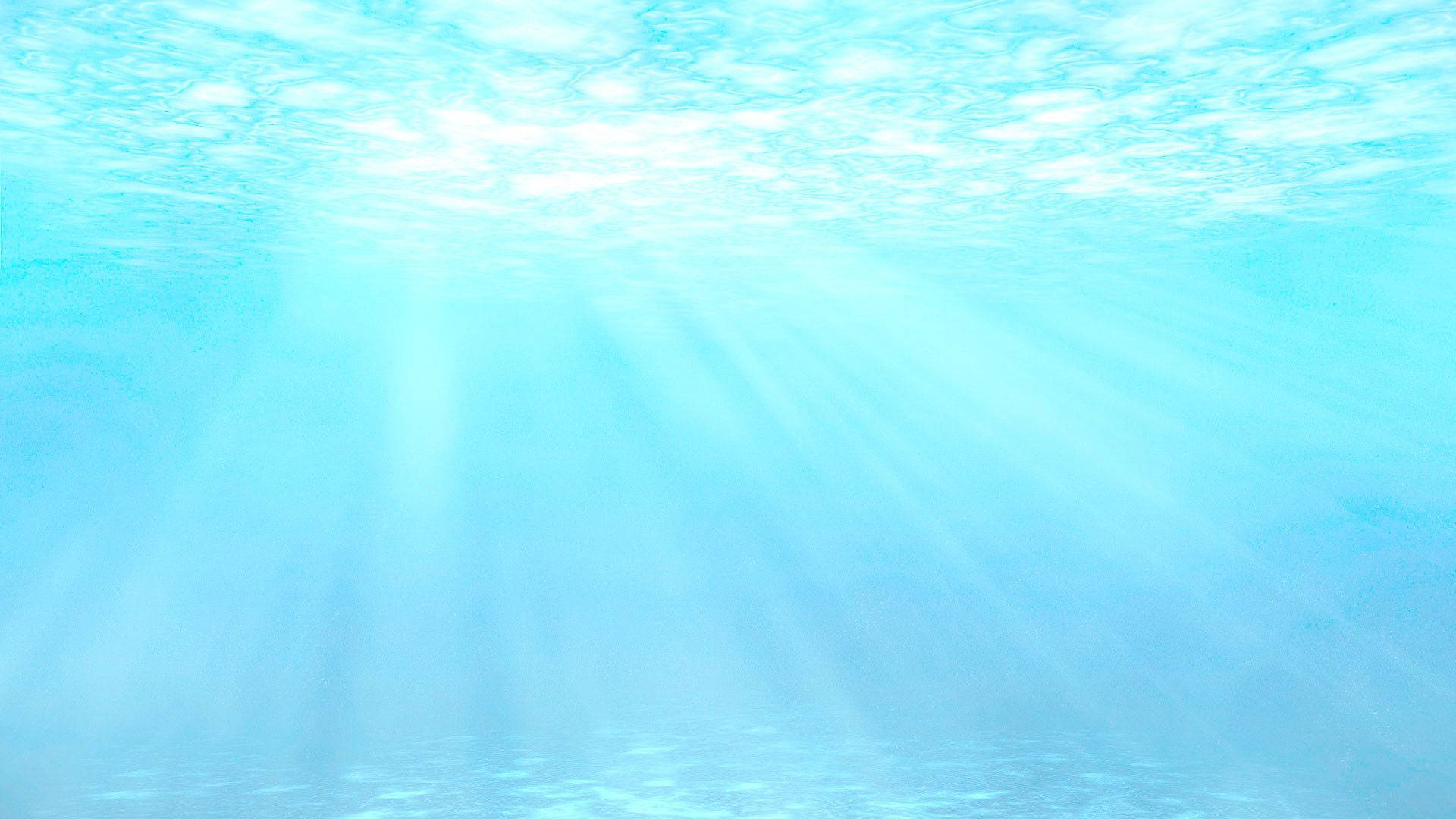 陽光穿過清澈的藍色海水在水下