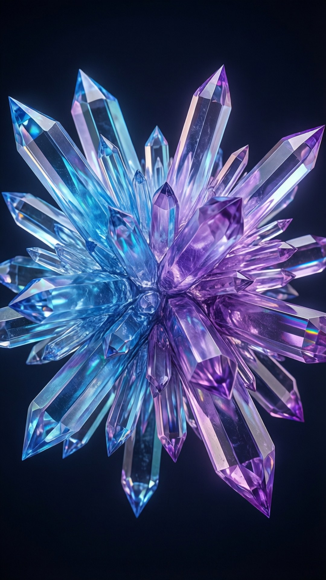 水晶4D生長 壁紙