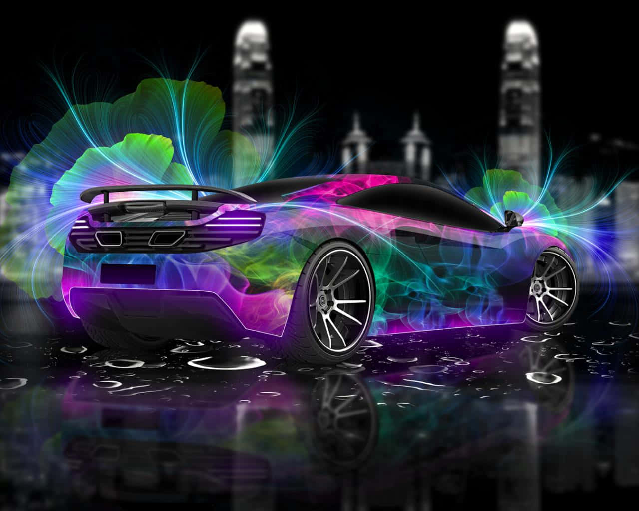 汽車背景 壁紙