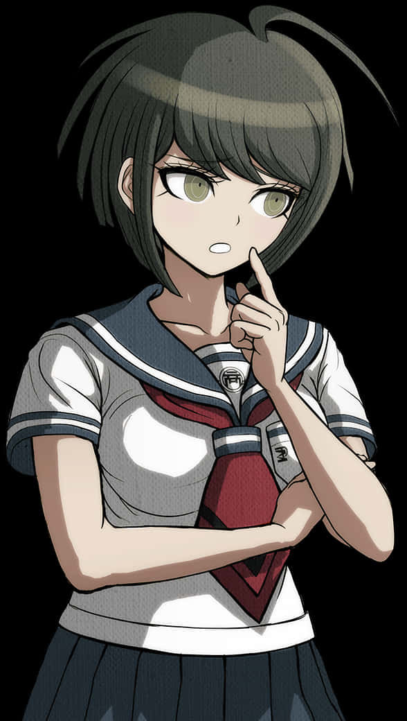 Komaru Naegi Sprites Transparent, HD Png Download
