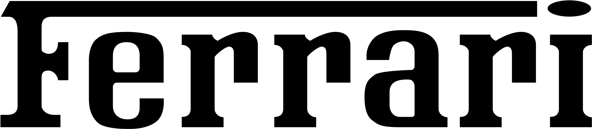 法拉利黑色文字標誌 壁紙 — 純黑色背景，沒有可見的元素或紋理。