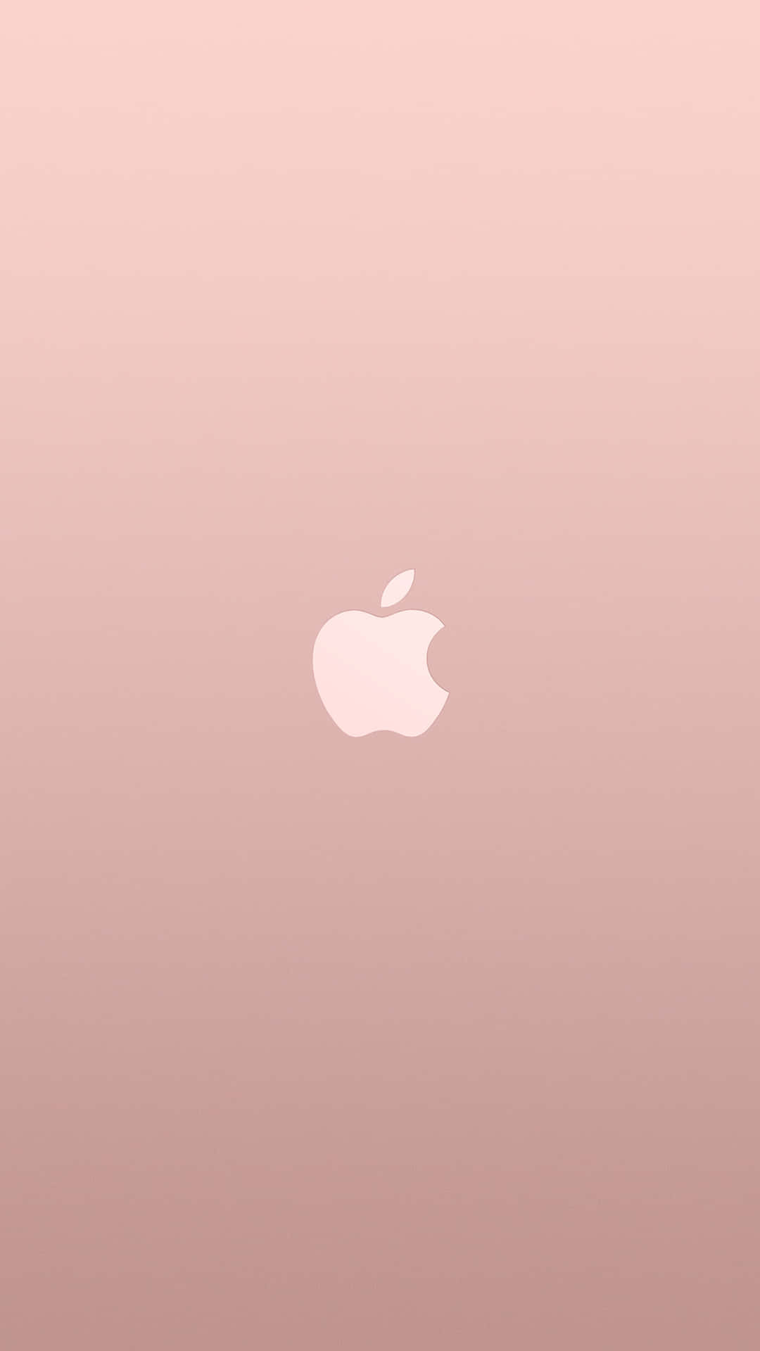 玫瑰金漸變背景，中央有Apple標誌