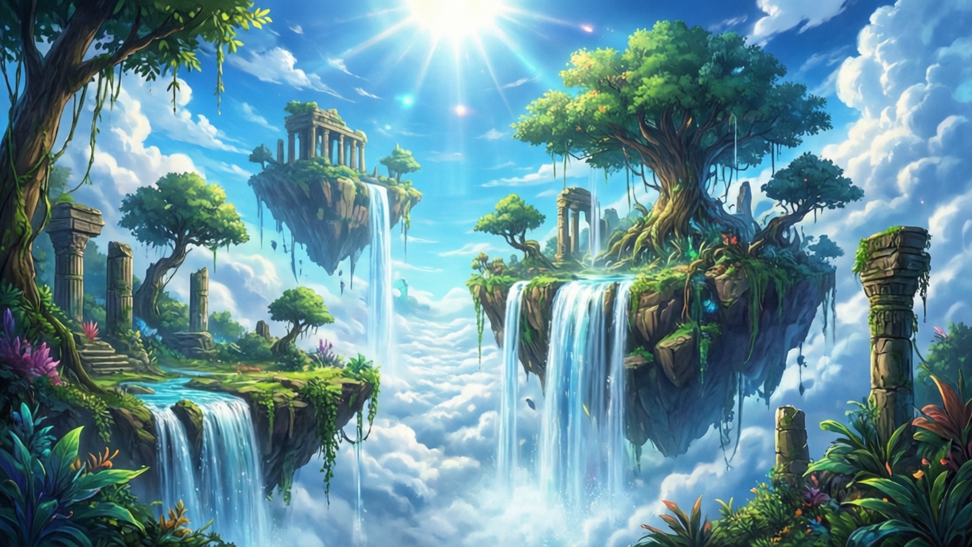 浮島幻想 壁紙