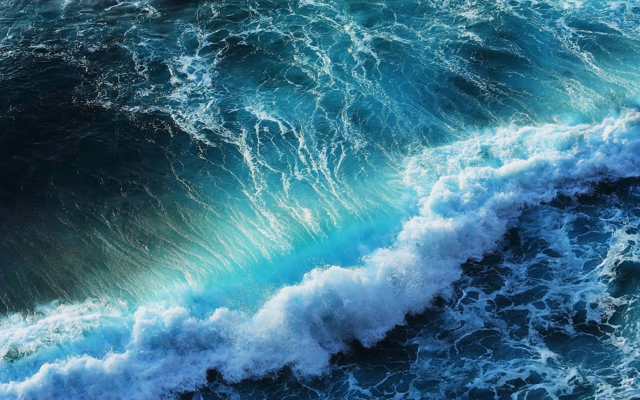 海浪背景 壁紙