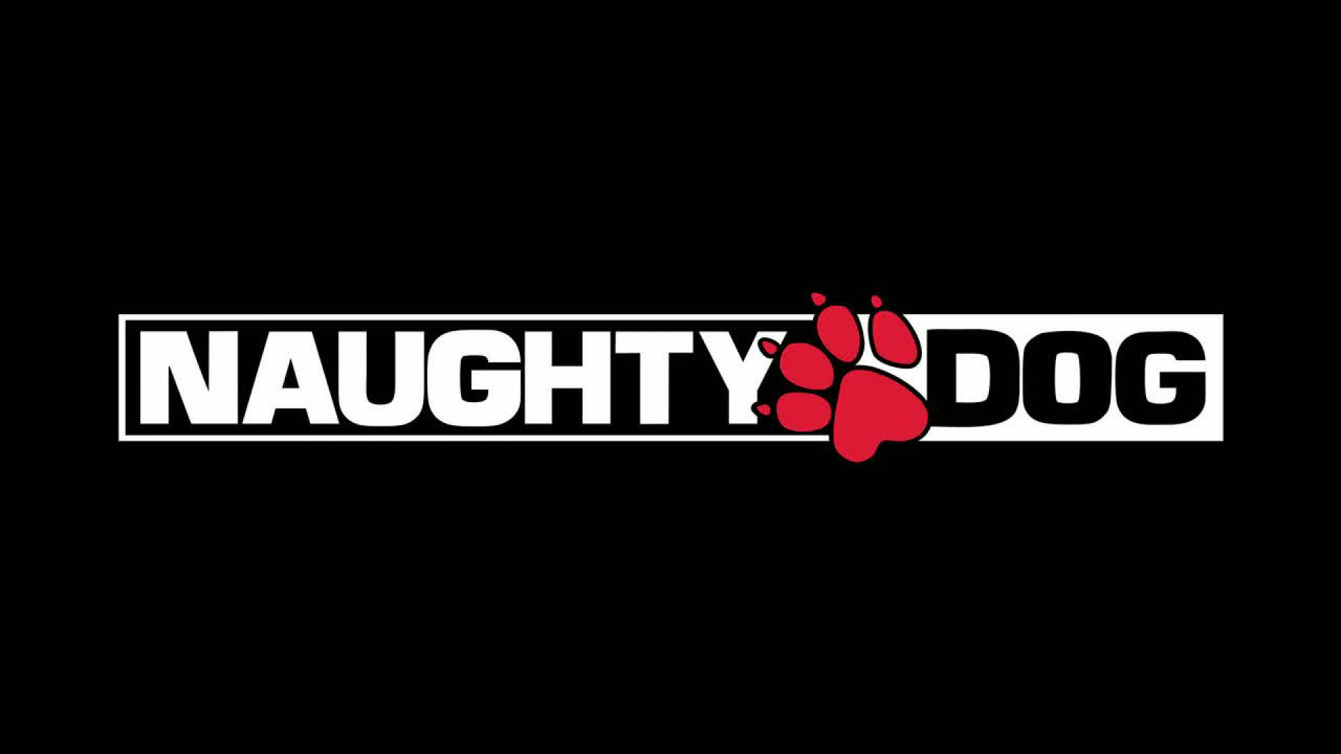 Naughty Dog 工作室標誌，紅色爪印取代Y。