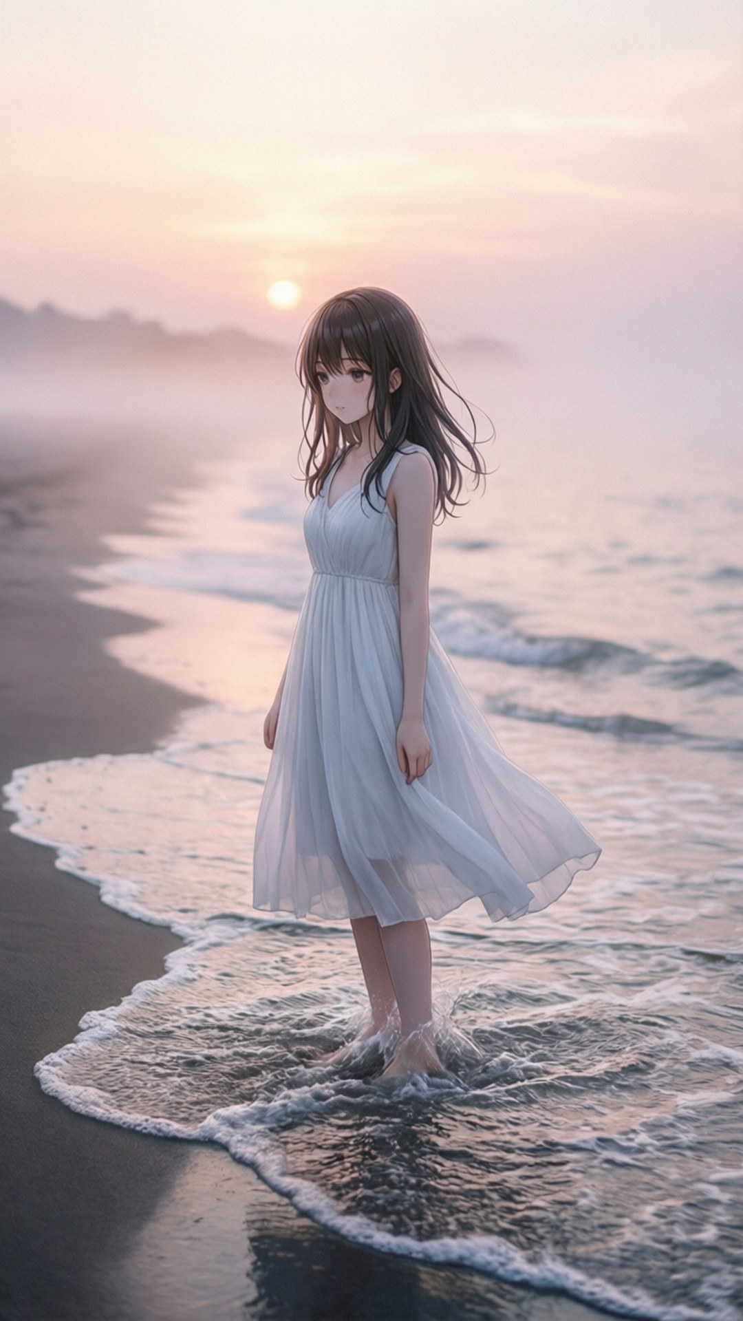 海灘孤獨 壁紙