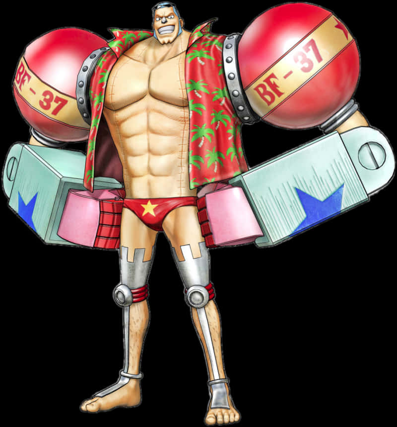 海賊王弗蘭奇將軍插畫 壁紙