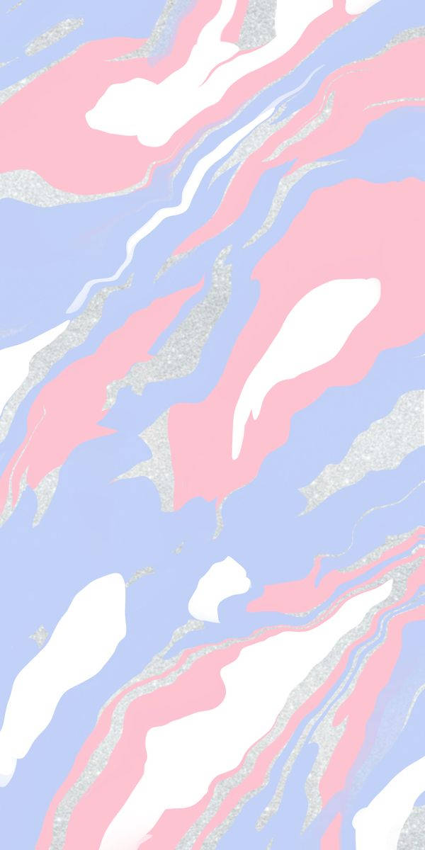 具有流動粉彩顏色和閃光點綴的抽象壁紙。 — 長春花 壁紙