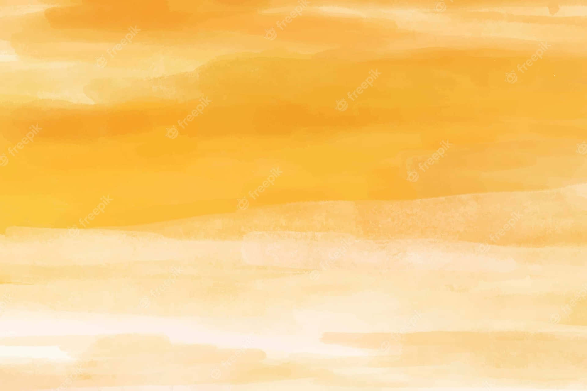 抽象水彩背景，帶有溫暖的橙色和奶油色調。