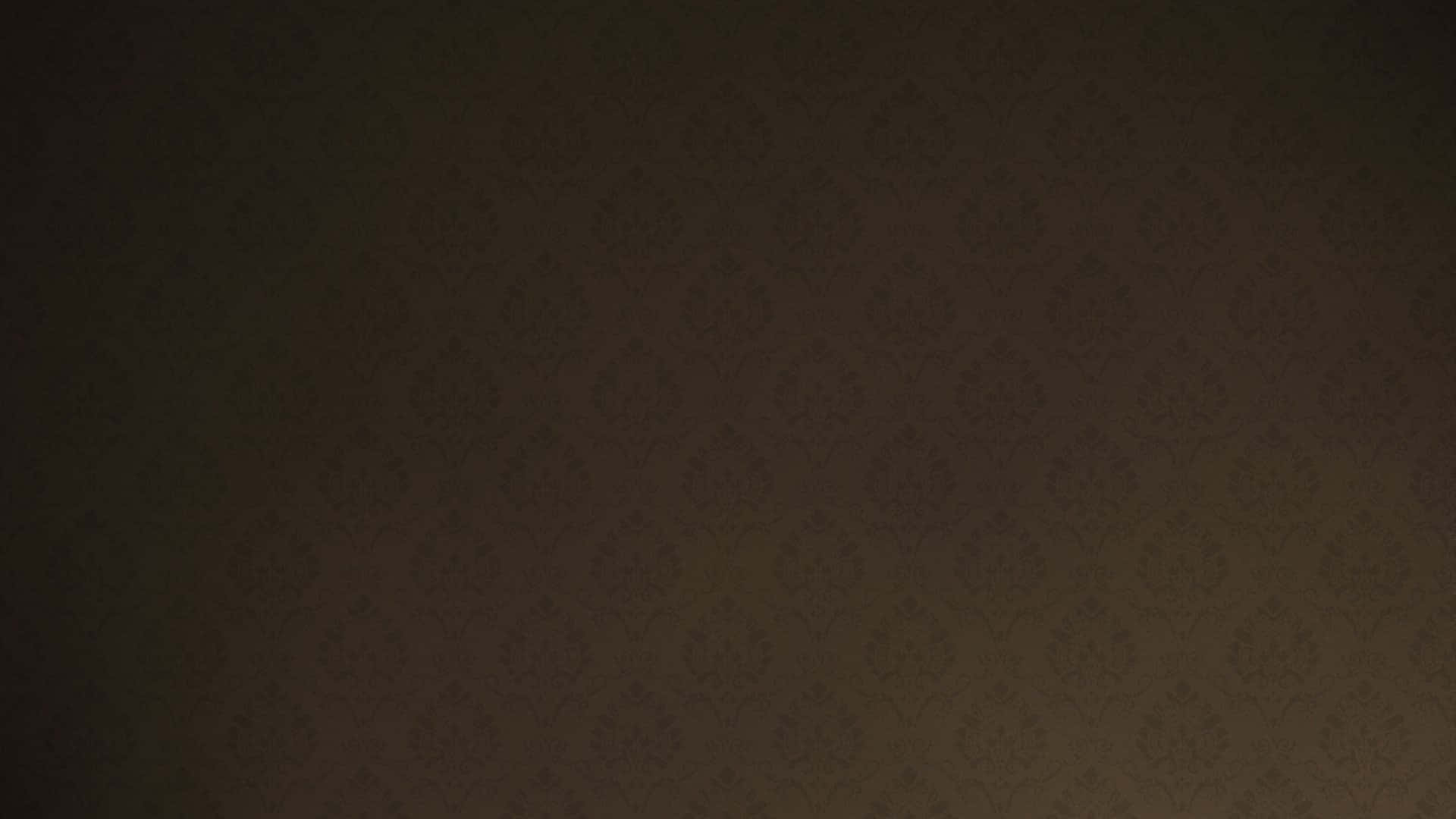 Dark Brown 桌布 壁紙 — 深棕色牆紙，帶有細膩重複的大馬士革圖案和柔和漸變燈光。