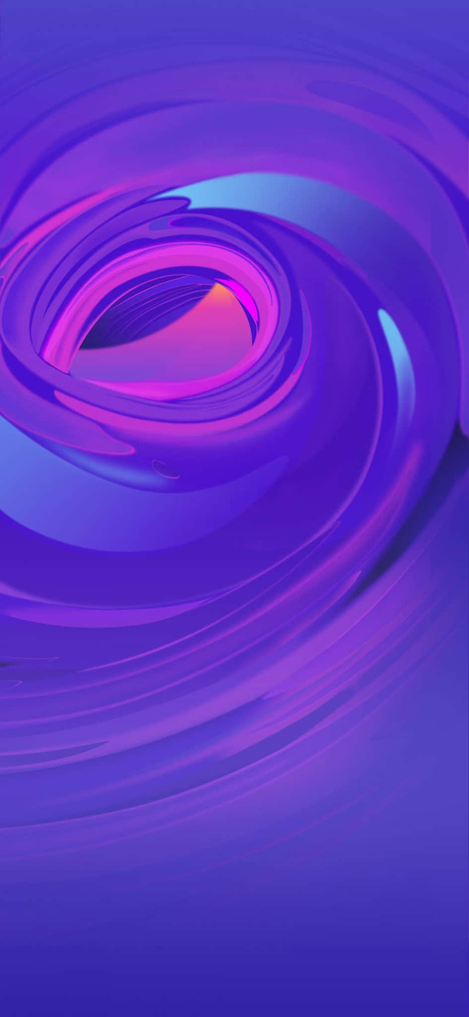 Xiaomi 桌布 壁紙 — 深紫色和洋紅色的迷人數碼漩渦，形成帶有發光高光的催眠漩渦。