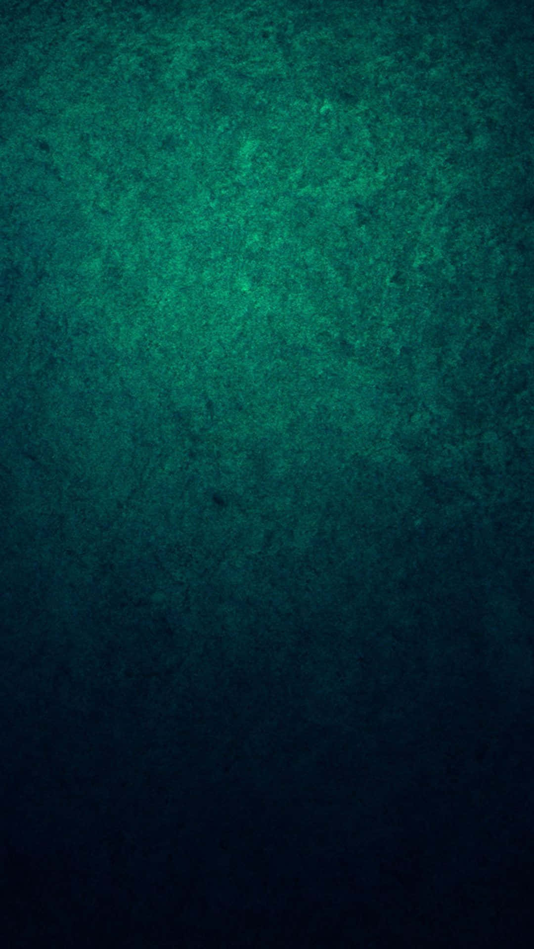 Green Phone 桌布 壁紙 — 深藍綠色紋理表面，帶有從明亮中心漸變至暗邊的漸變照明。