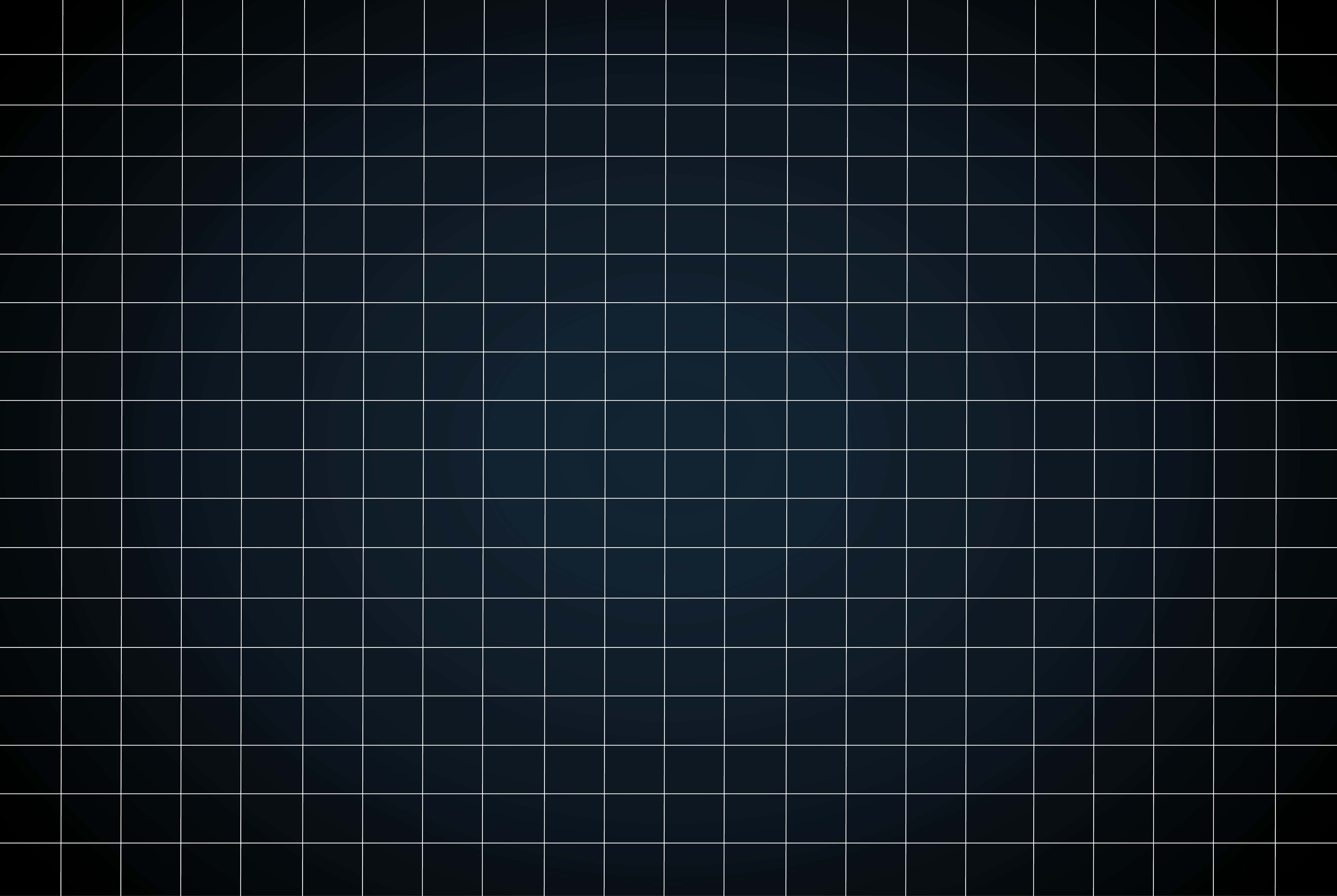 grid 桌布 壁紙 — 深藍色漸變背景，疊加微妙的白色網格圖案，營造出極簡科技美學。